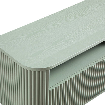 Maru 162cm TV Unit with Drawers, Sage Green