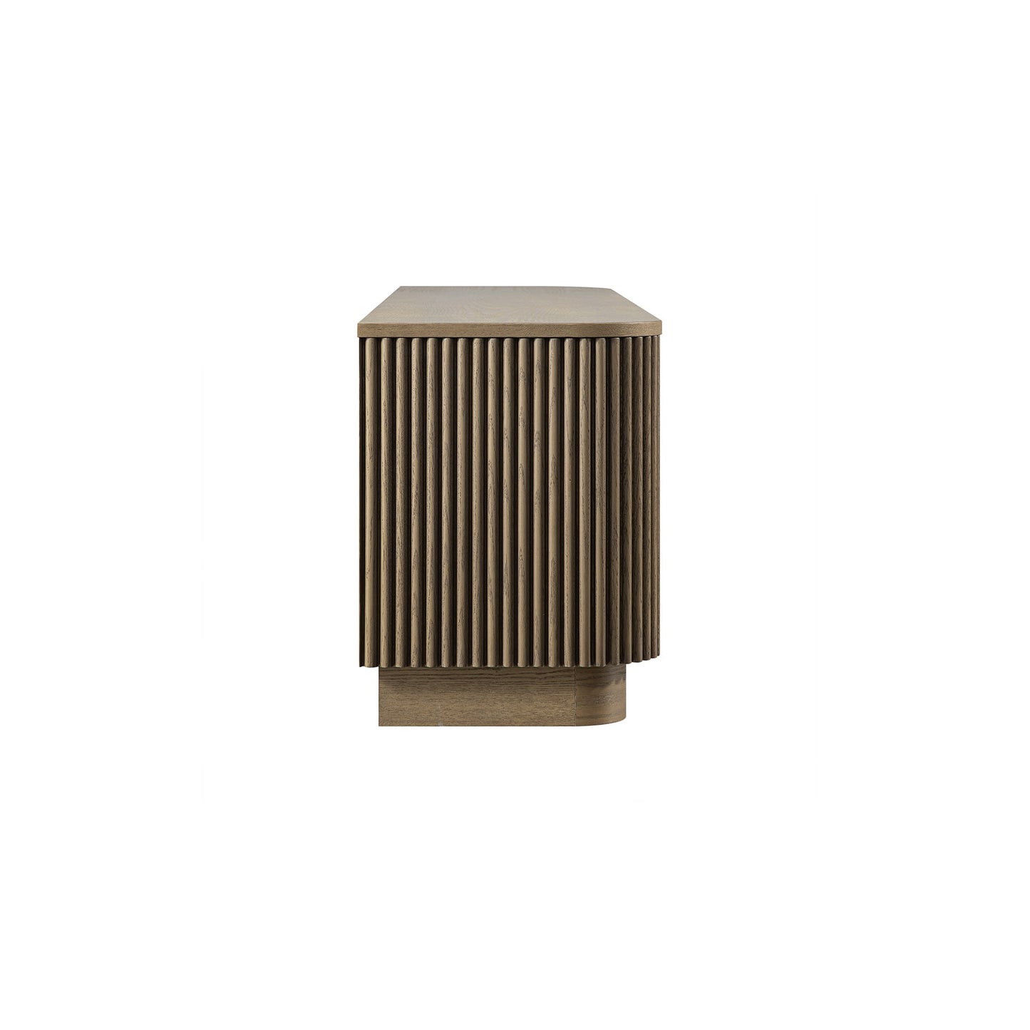 Maru 162cm TV Unit with Drawers, Silver Oak