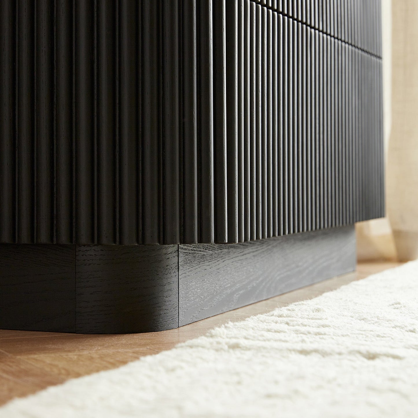 Maru Chest of 3 Drawers, Black