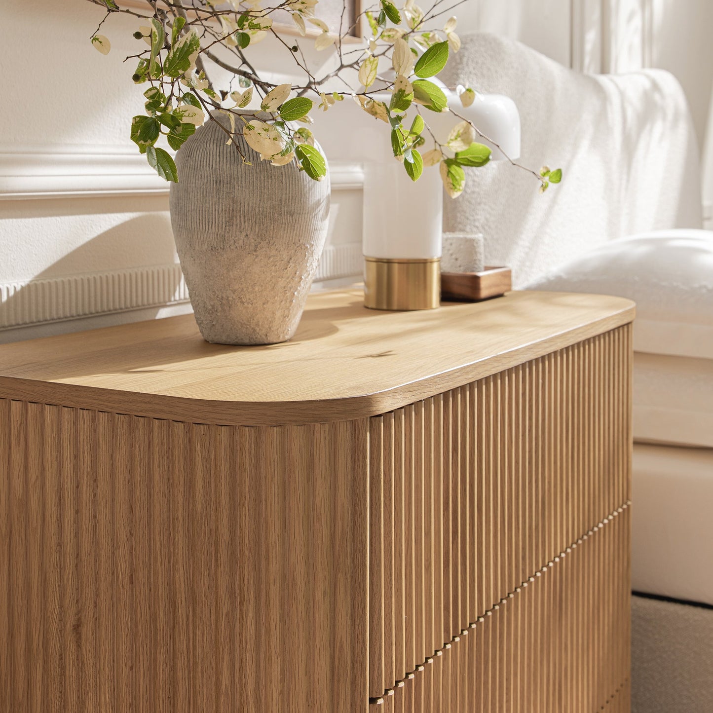 Maru Chest of 3 Drawers, Oak