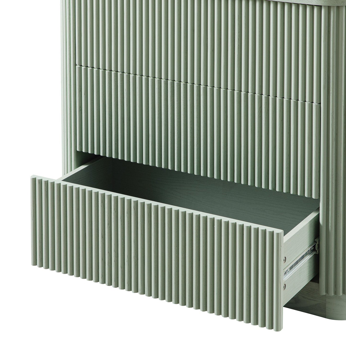 Maru Chest of 3 Drawers, Sage Green