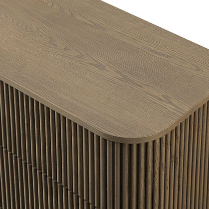 Maru Chest of 3 Drawers, Silver Oak