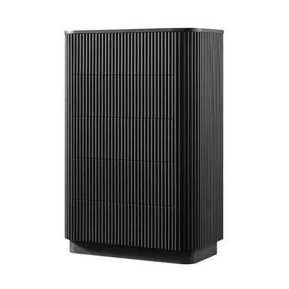 Maru Chest of 5 Drawers, Black