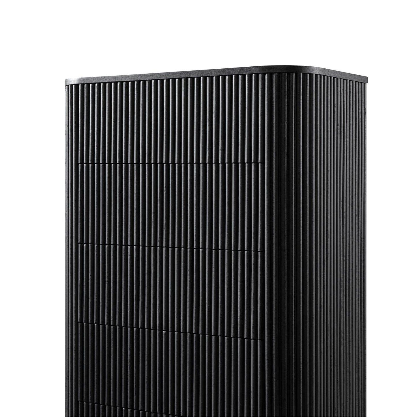 Maru Chest of 5 Drawers, Black