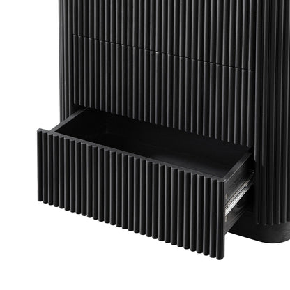 Maru Chest of 5 Drawers, Black