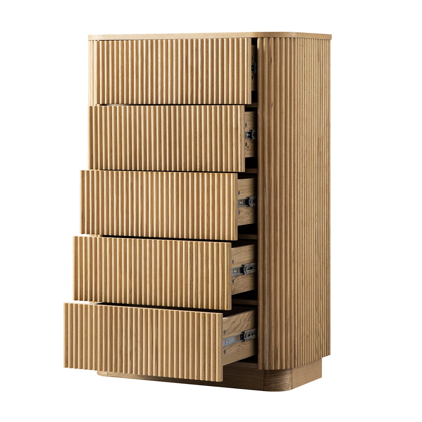 Maru Chest of 5 Drawers, Oak