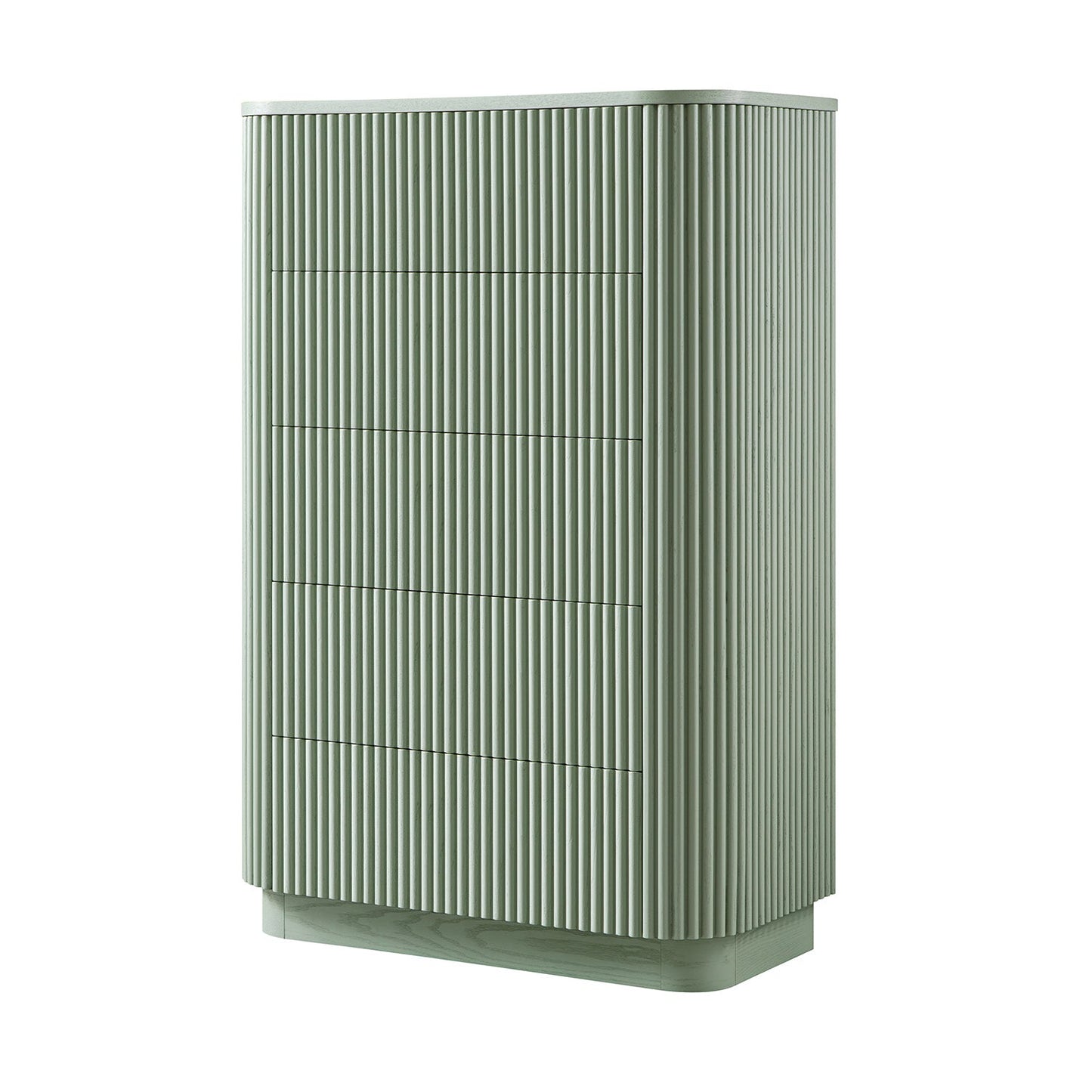 Maru Chest of 5 Drawers, Sage Green