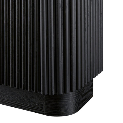 Maru 3-Door Shoe Storage Cabinet, Black