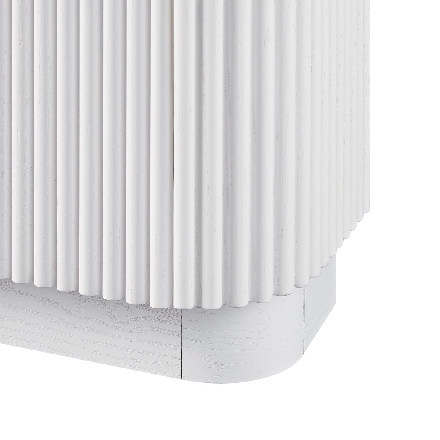 Maru 3-Door Shoe Storage Cabinet, Washed White