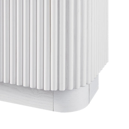 Maru 3-Door Shoe Storage Cabinet, Washed White