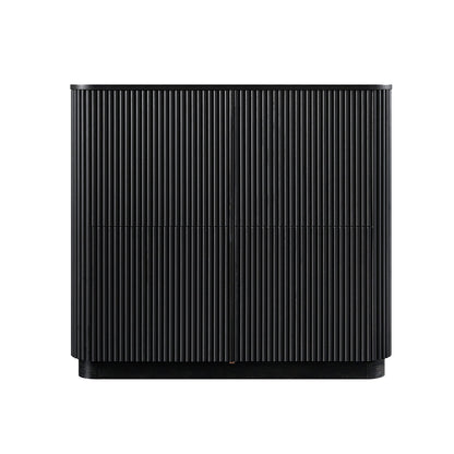 Maru 4-Door Shoe Storage Cabinet, Black