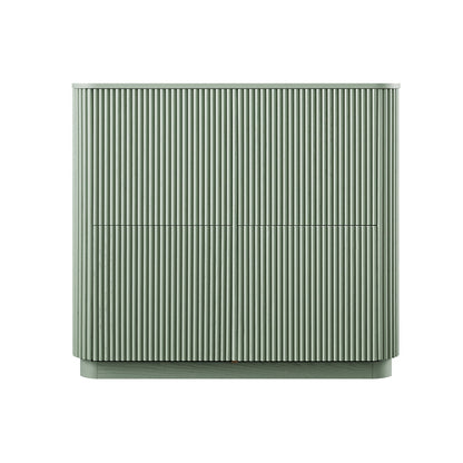 Maru 4-Door Shoe Storage Cabinet, Sage Green