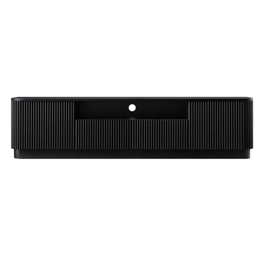 Maru 200cm Wide TV Unit with Drawers, Black