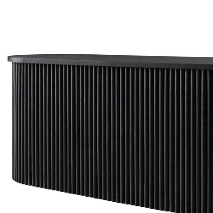 Maru Storage Ottoman Bench, Black