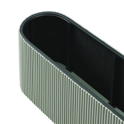 Maru Storage Ottoman Bench, Sage Green