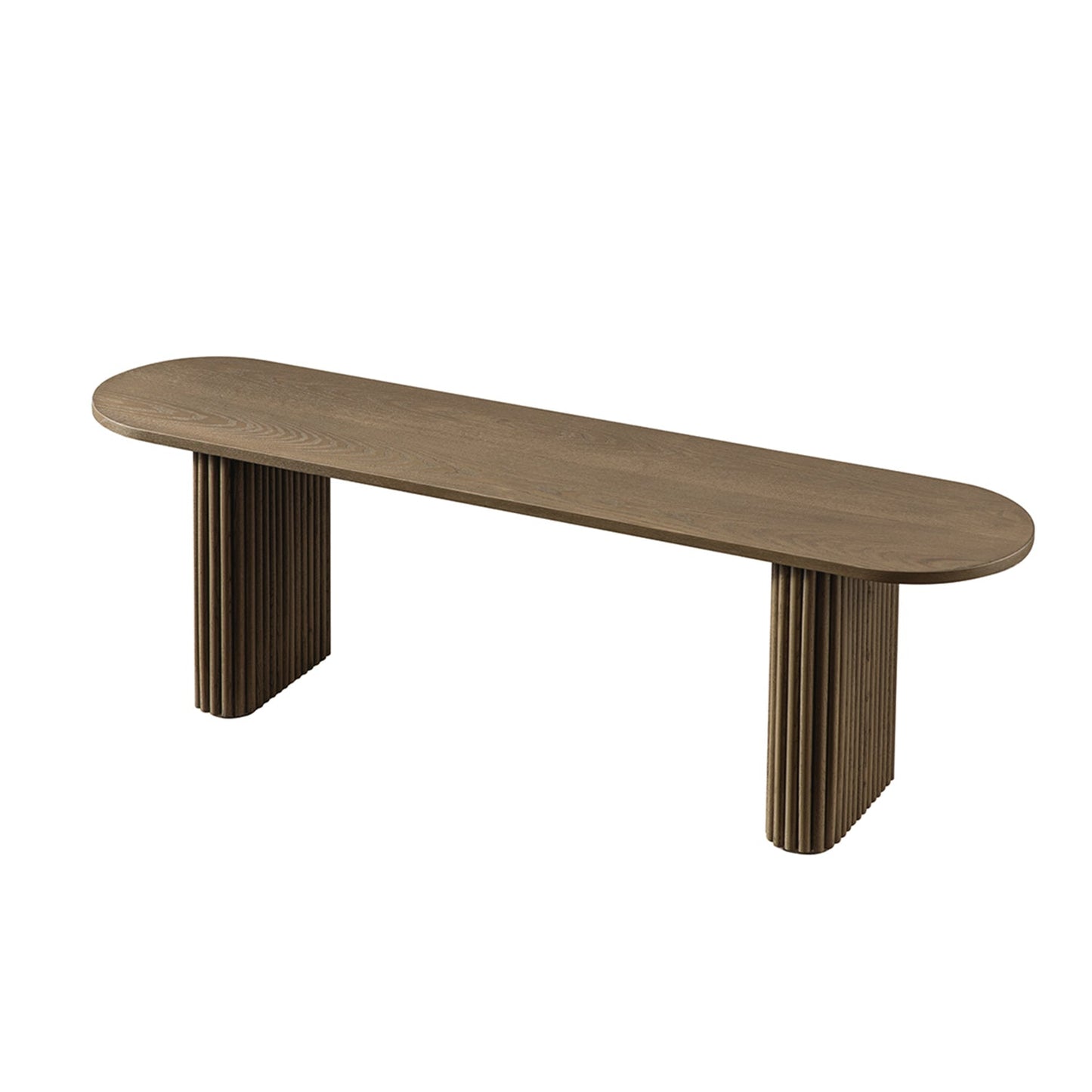 Maru 150cm Dining Bench, Silver Oak