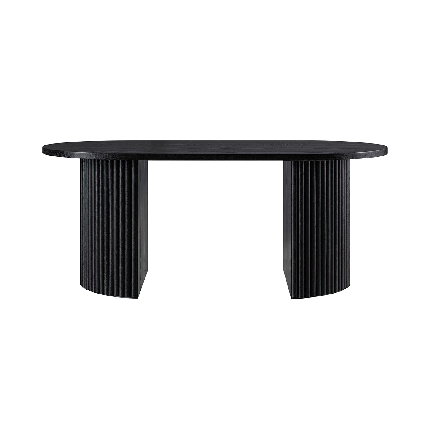 Maru Oval Coffee Table, Black