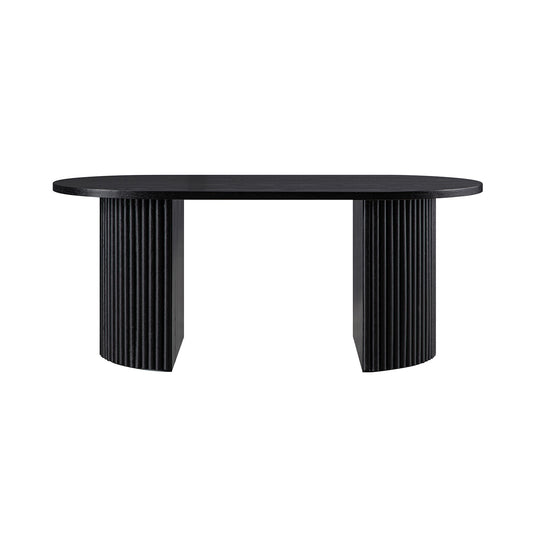 Maru Oval Coffee Table, Black