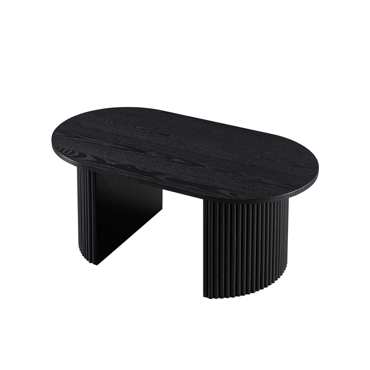 Maru Oval Coffee Table, Black