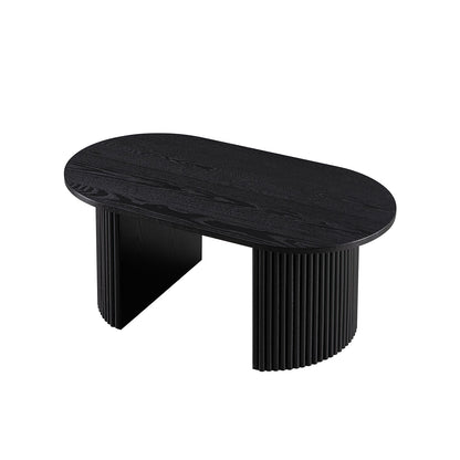 Maru Oval Coffee Table, Black