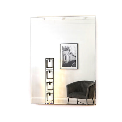 Edge - Large Frameless Rectangular Mirror 120cm x 90cm