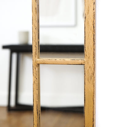 Bexley - Gold Full Length Metal Mirror 180cm x 70cm