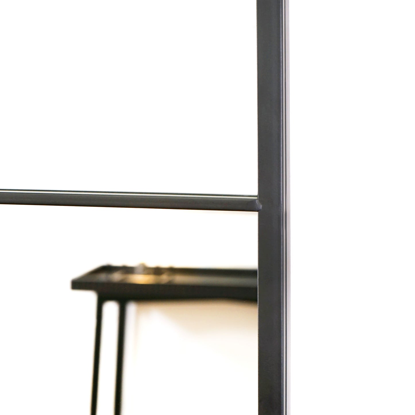 Brooklyn - Full Length Large Black Metal Mirror 180cm x 90cm