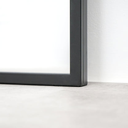Brooklyn - Full Length Extra Large Black Metal Mirror 210cm x 120cm