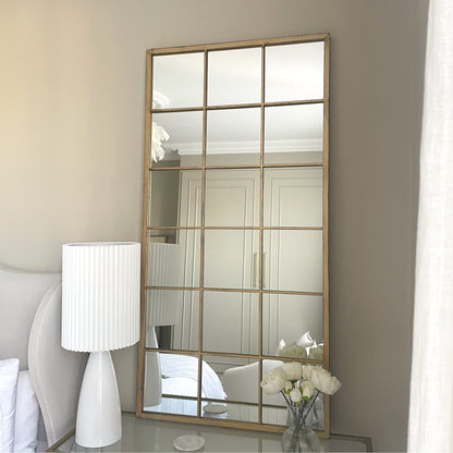 Brooklyn - Large Gold Metal Mirror 140cm x 70cm