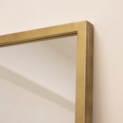 Camden - Gold Industrial Full Length Metal Window Mirror 179cm x 119cm