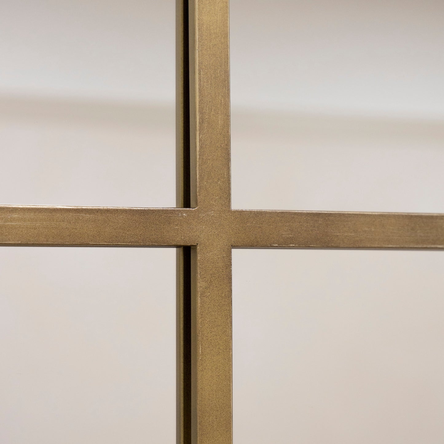 Camden - Gold Industrial Full Length Metal Window Mirror 179cm x 119cm