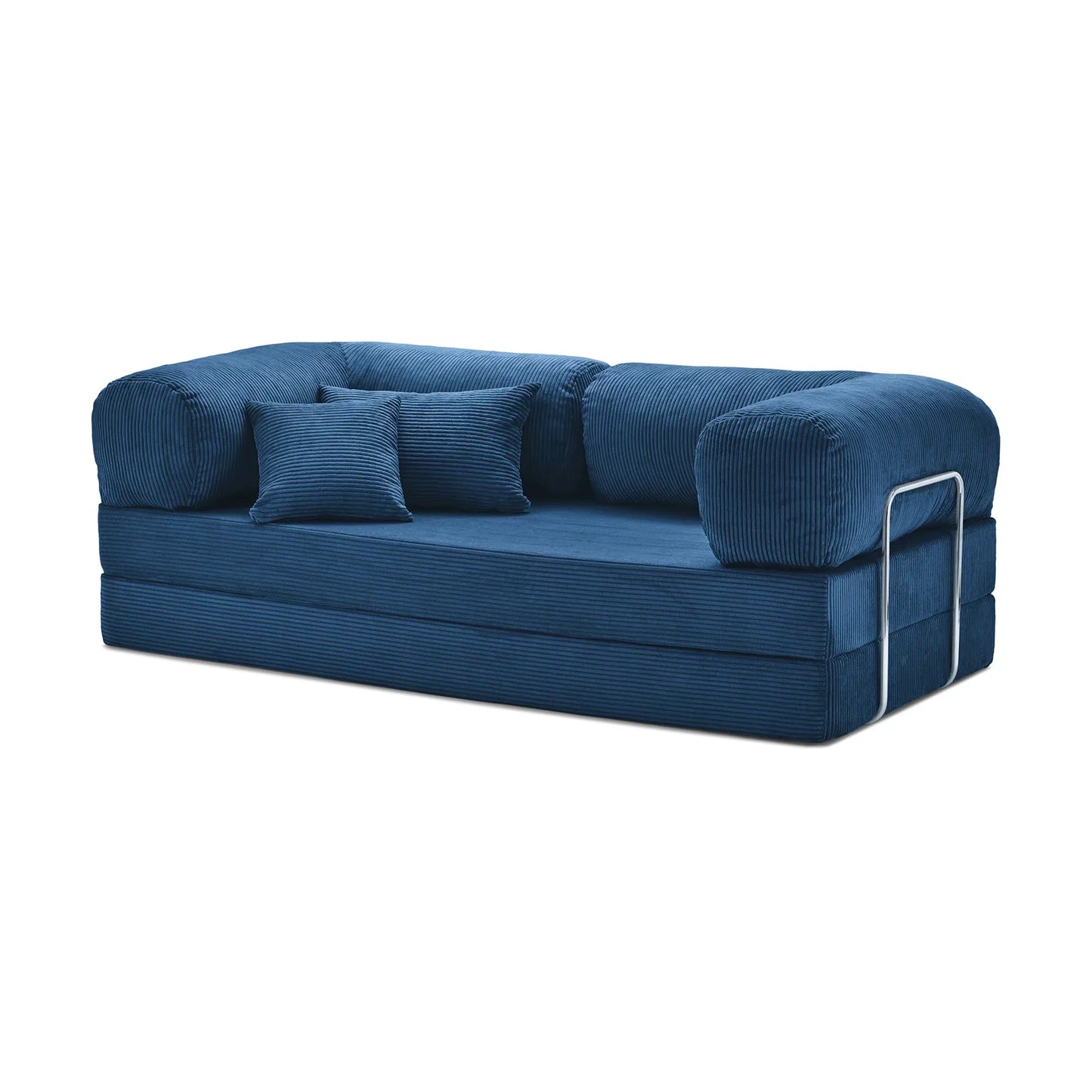 Nubo Compressed Blue Sofa – High-Quality Construction