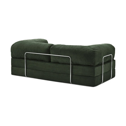 Nubo Compressed Emerald Green Sofa – High-Quality Compact Seating