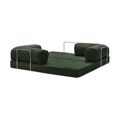Nubo Compressed Emerald Green Sofa – High-Quality Compact Seating