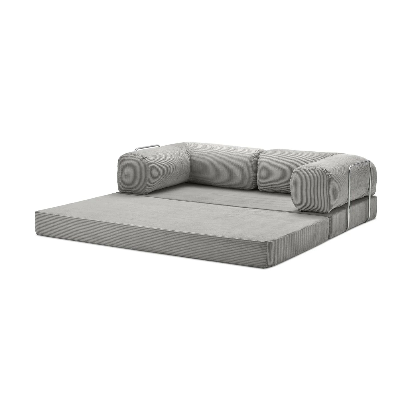 Nubo Compressed Grey Sofa - Compact Modern Design