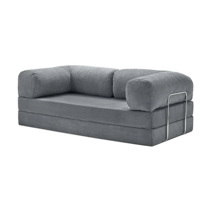 Nubo Compressed Gray Deep Tone Sofa - Same compact design, stylish appearance.