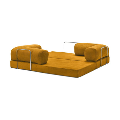 Nubo Compressed Mustard-Colored Sofa