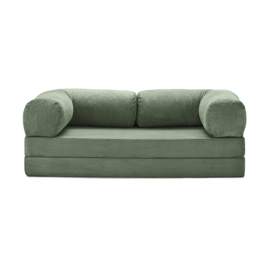 Nubo Compressed Sofa in Sage Green: Compact & Stylish Design