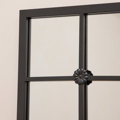 Citadella - Black Industrial Full Length Metal Mirror 170cm x 80cm