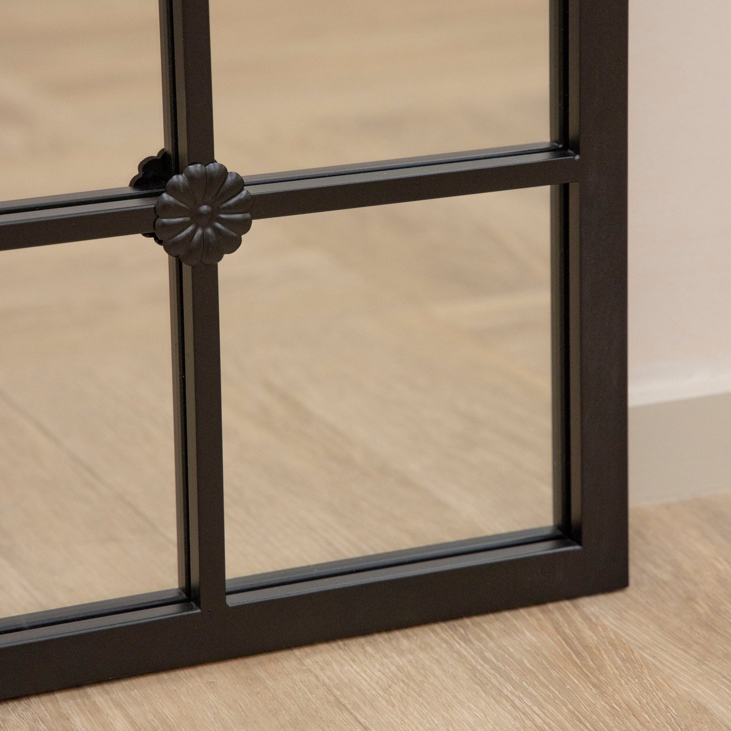 Citadella - Black Industrial Full Length Metal Mirror 170cm x 80cm