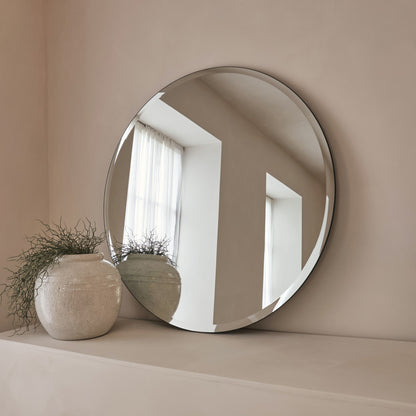 Vienna - Frameless Round Bevelled Mirror 100cm x 100cm