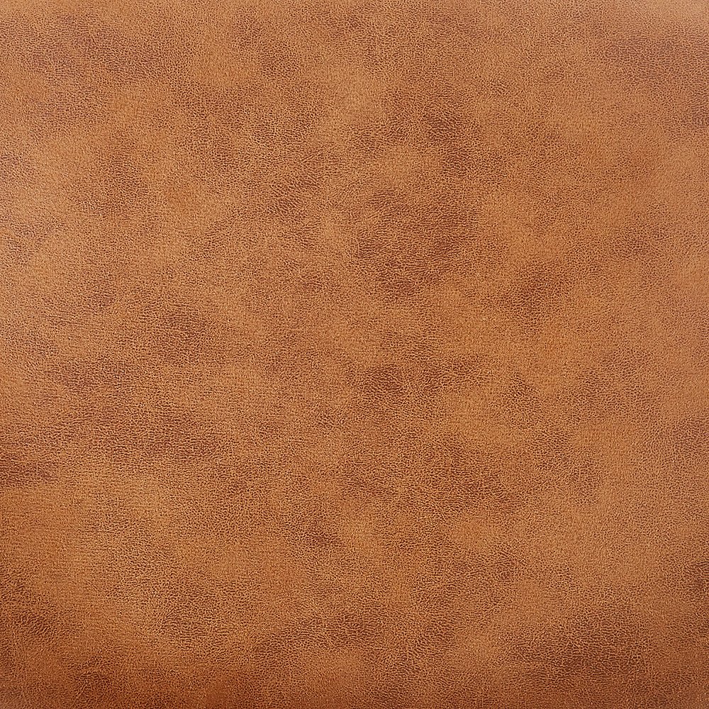 Kelmarsh Set of 2 Cognac Colour Vegan Leather Upholstered Dining Chairs