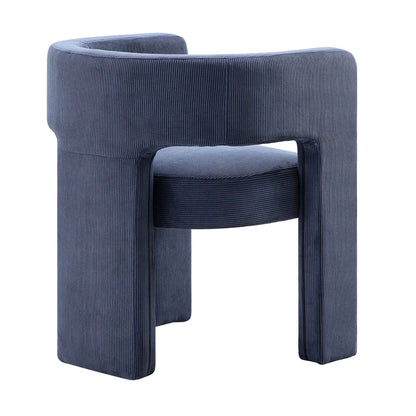 Greenwich Blue Corduroy Dining Chair
