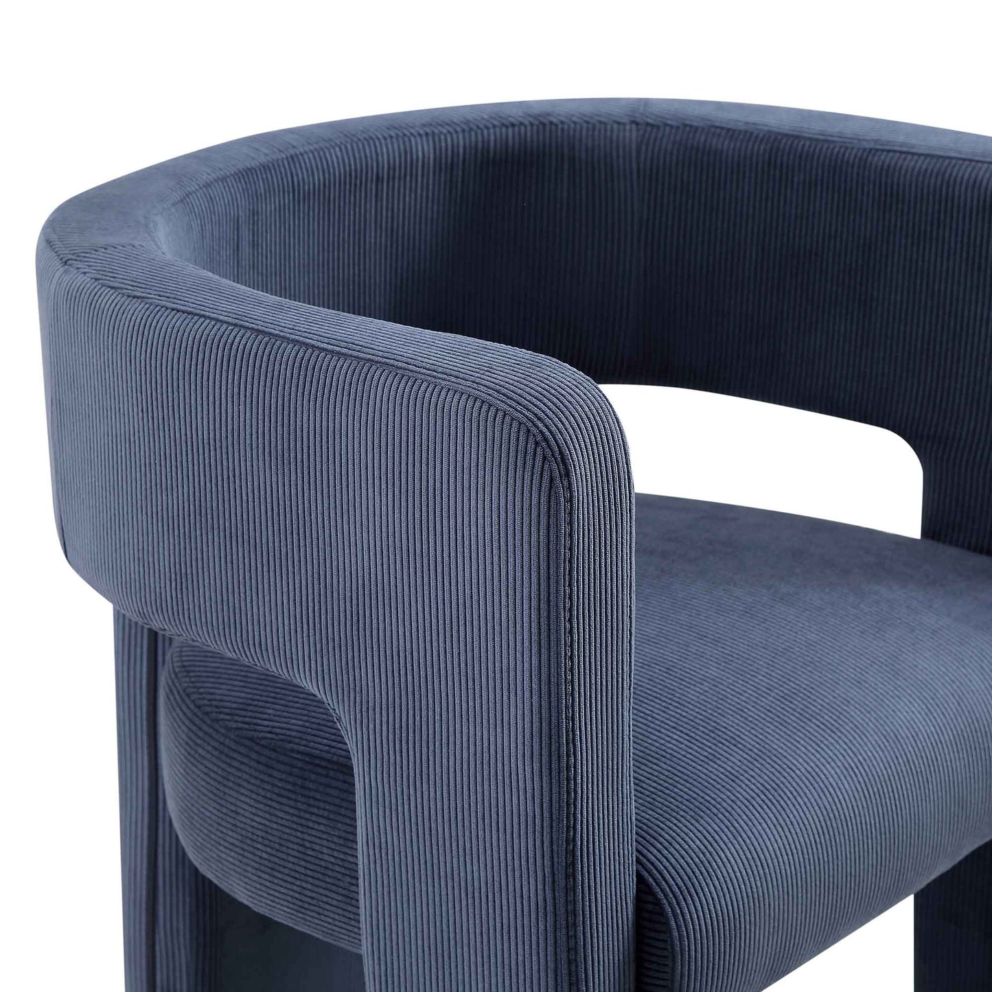 Greenwich Blue Corduroy Dining Chair