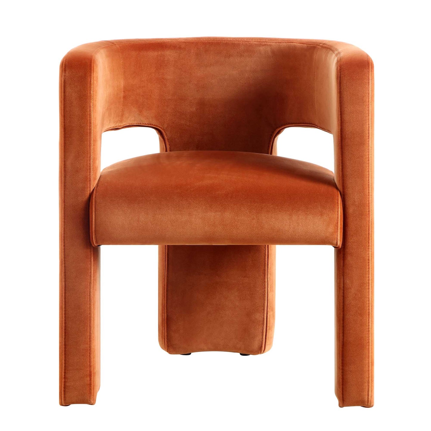 Greenwich Rust Velvet Dining Chair