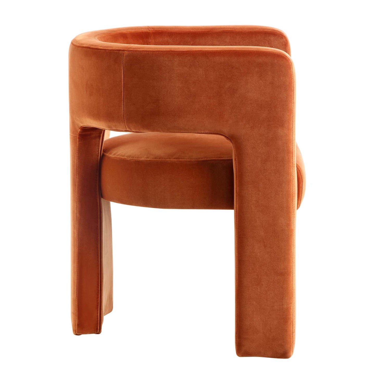 Greenwich Rust Velvet Dining Chair