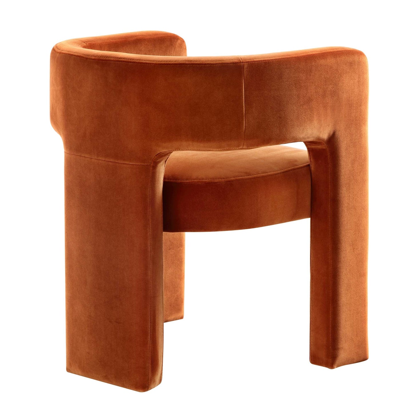 Greenwich Rust Velvet Dining Chair