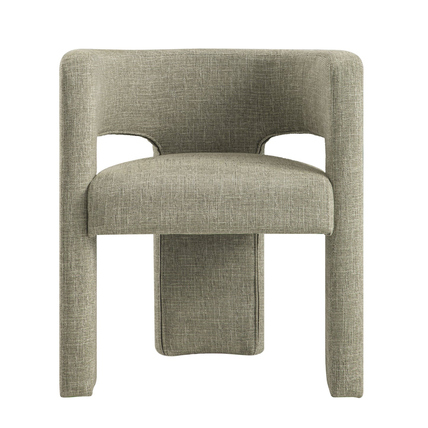 Greenwich Wheat Woven Textured Fabric Dining Chair
