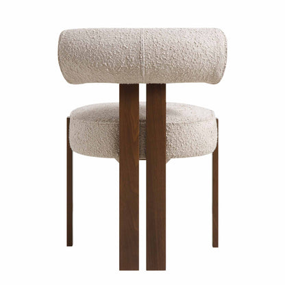 Ophelia Taupe Boucle Dining Chair