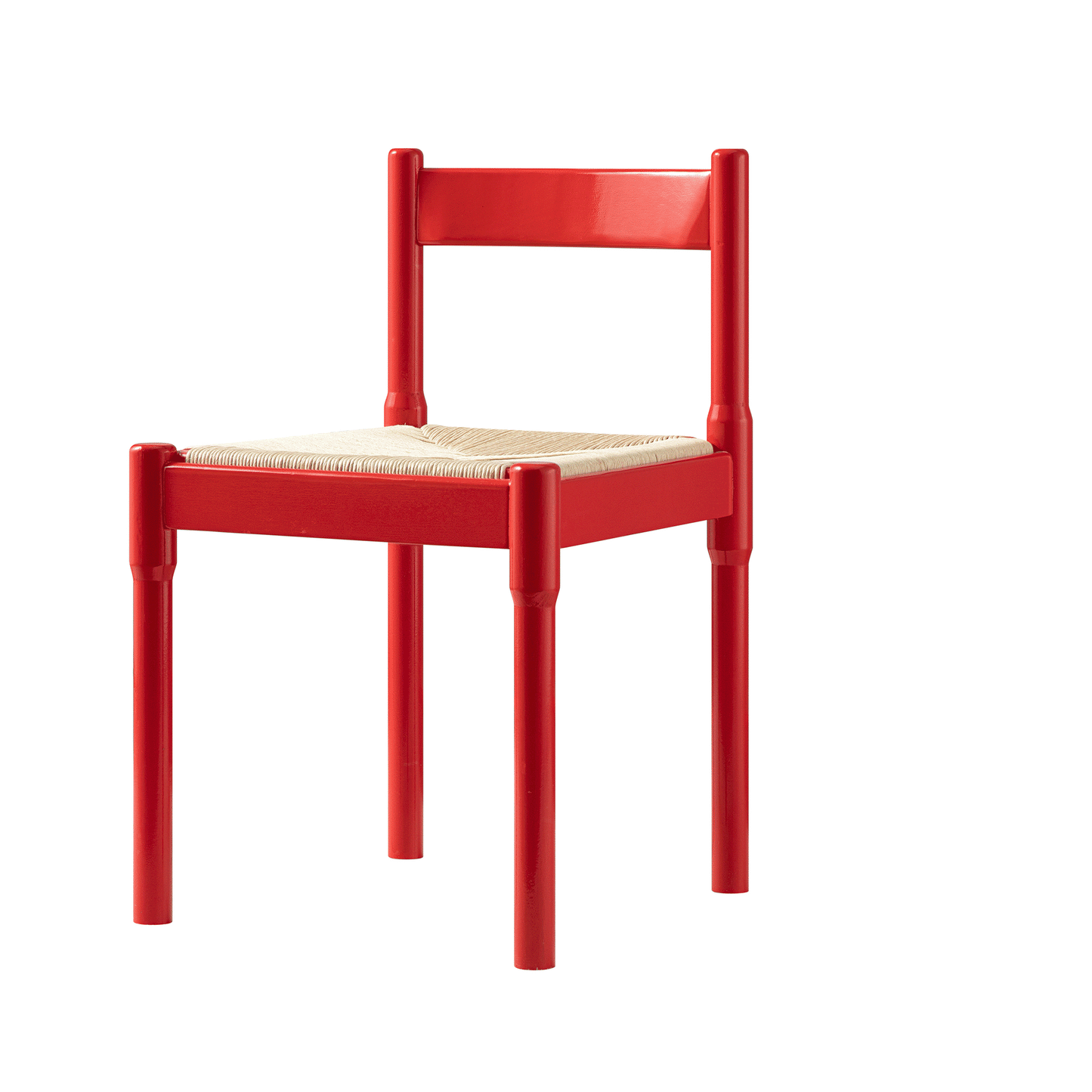 Minley 2-in-1 Dining Chair, Red High Gloss